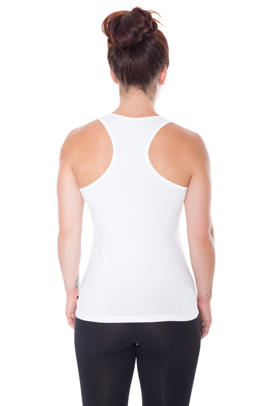 Racerback Singlet, Women's White