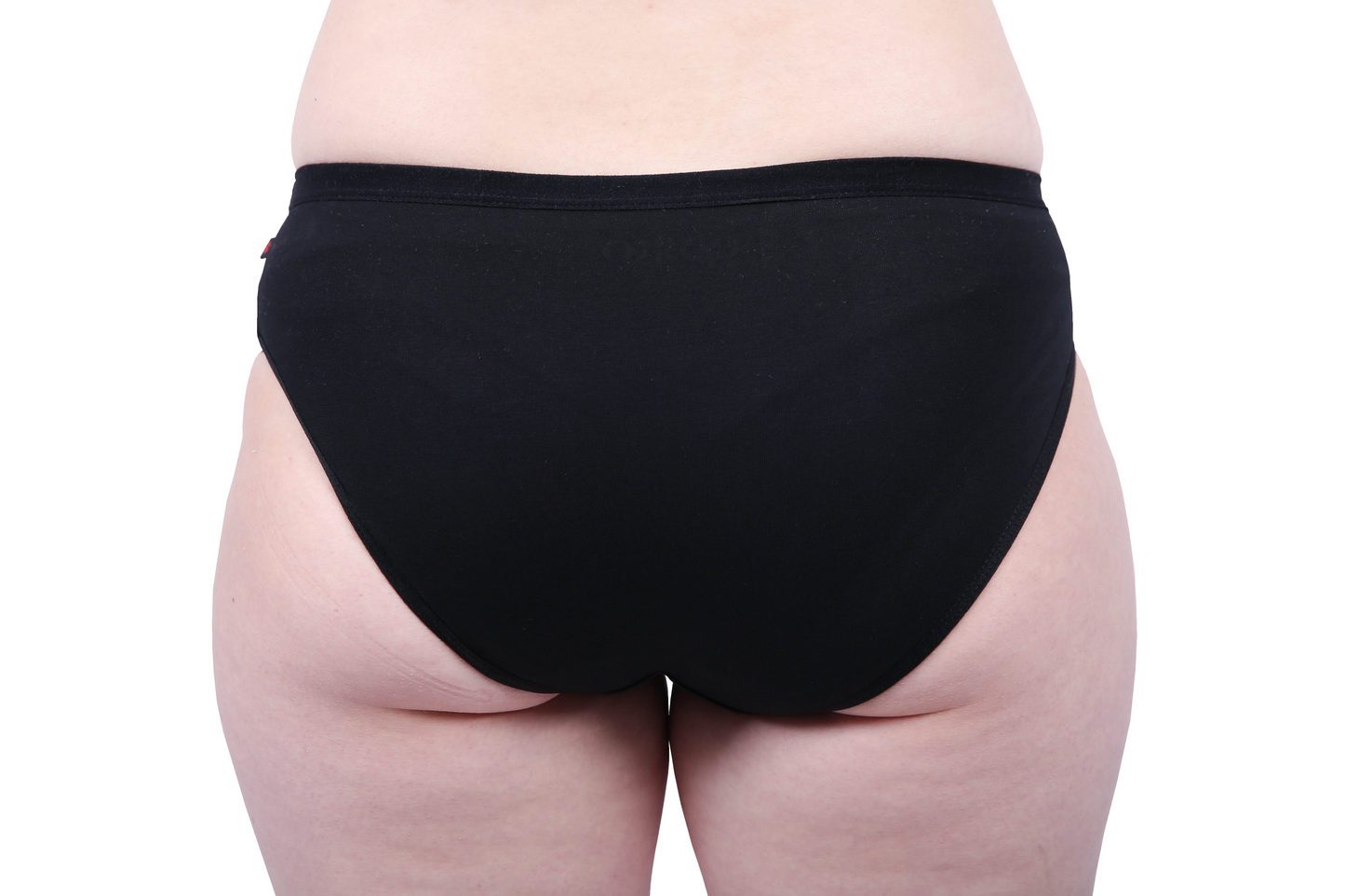 Organic Cotton Women's Bikini Underwear Black Bundle deals, Fairtrade Certified, Pack of three
