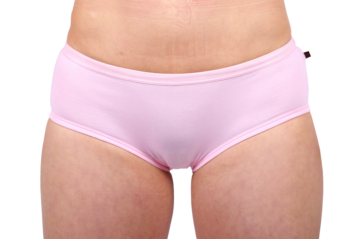 Ethical Women's Boyleg Underwear (2 Pack Black and Pink)