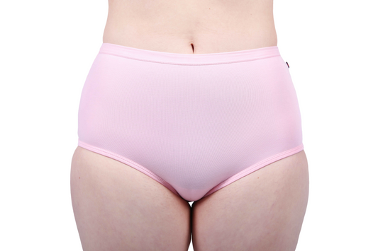 Ethical Women's Full Brief Underwear (2 Pack Pink and Latte)