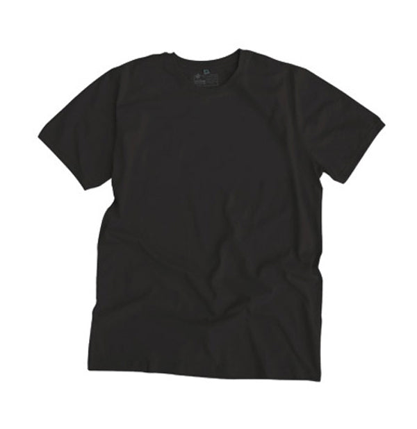 Etiko Fairtrade Certified Organic Cotton Black Unisex T-Shirt Bundle, Eco-Friendly, Organic