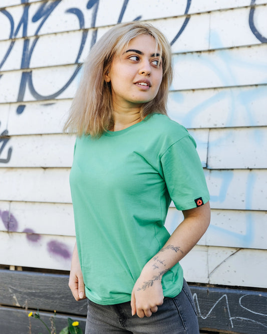 Etiko Fairtrade Certified Ethical 100% Organic Cotton T-shirt, Unisex, Green