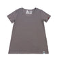 Etiko Fairtrade Certified Organic Cotton Charcoal Womens Round Neck T-Shirt Bundle, Eco-Friendly