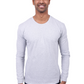 Long Sleeve T-shirt, Unisex Grey Marle