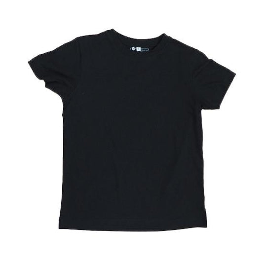 Round Neck T-Shirt, Kids Black