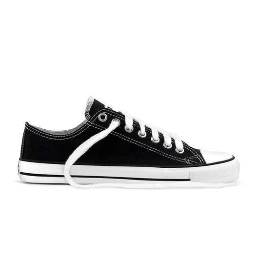 Etiko Vegan Low Cut Black and White Sneakers Organic and Fairtrade Certified Ethical Sneakers