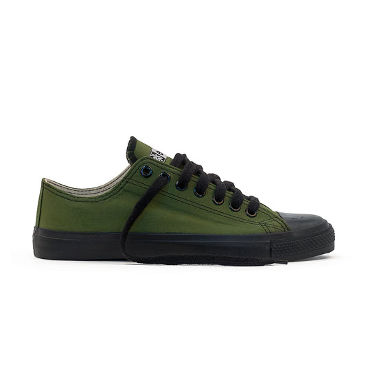 Etiko Vegan Low Cut Olive and Black Sneakers Organic and Fairtrade Certified Ethical Sneakers