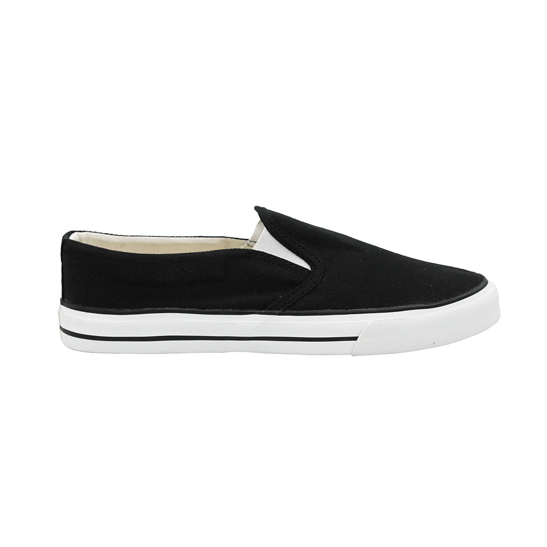 Slip On Black White Women's Shoes Vegan Etiko