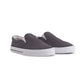 Etiko Vegan Slip Ons Grey and White Sneakers Organic and Fairtrade Certified Ethical Sneakers