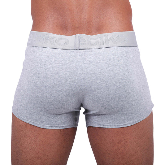 Etiko grey men's underwear ethically made from organic cotton and fairtrade certified