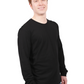 Etiko Fairtrade Certified Organic Cotton Black Long Sleeve Unisex T-Shirt, Eco-Friendly