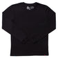 Etiko Fairtrade Certified Organic Cotton Black Long Sleeve Unisex T-Shirt, Eco-Friendly
