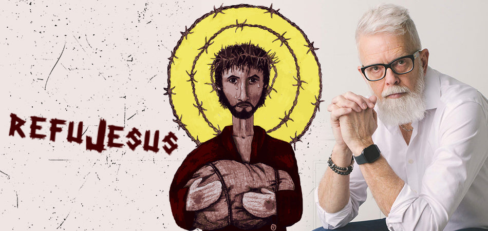 RefuJesus - our latest fundraiser and a conversation with the designer