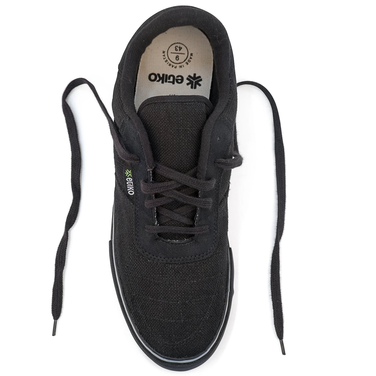 Hemp Sneakers, All Black