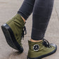 Etiko Ethical Sneakers Vegan High Top Olive and Black Sneakers Organic and Fairtrade Certified 