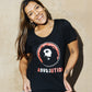 Love Revolution Printed T-shirt, Womens Black