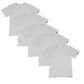 Round Neck T-shirt, Unisex Grey Marle (5 pack)
