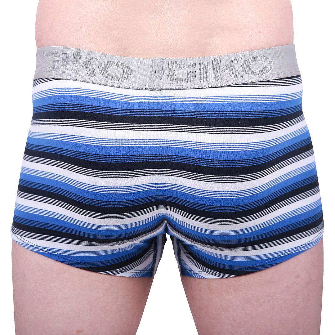 Etiko stripe men's underwear bundle of three, ethically made organic cotton and fairtrade certified