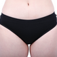 Organic Cotton Women's Bikini Underwear Black Bundle deals, Fairtrade Certified, Pack of three