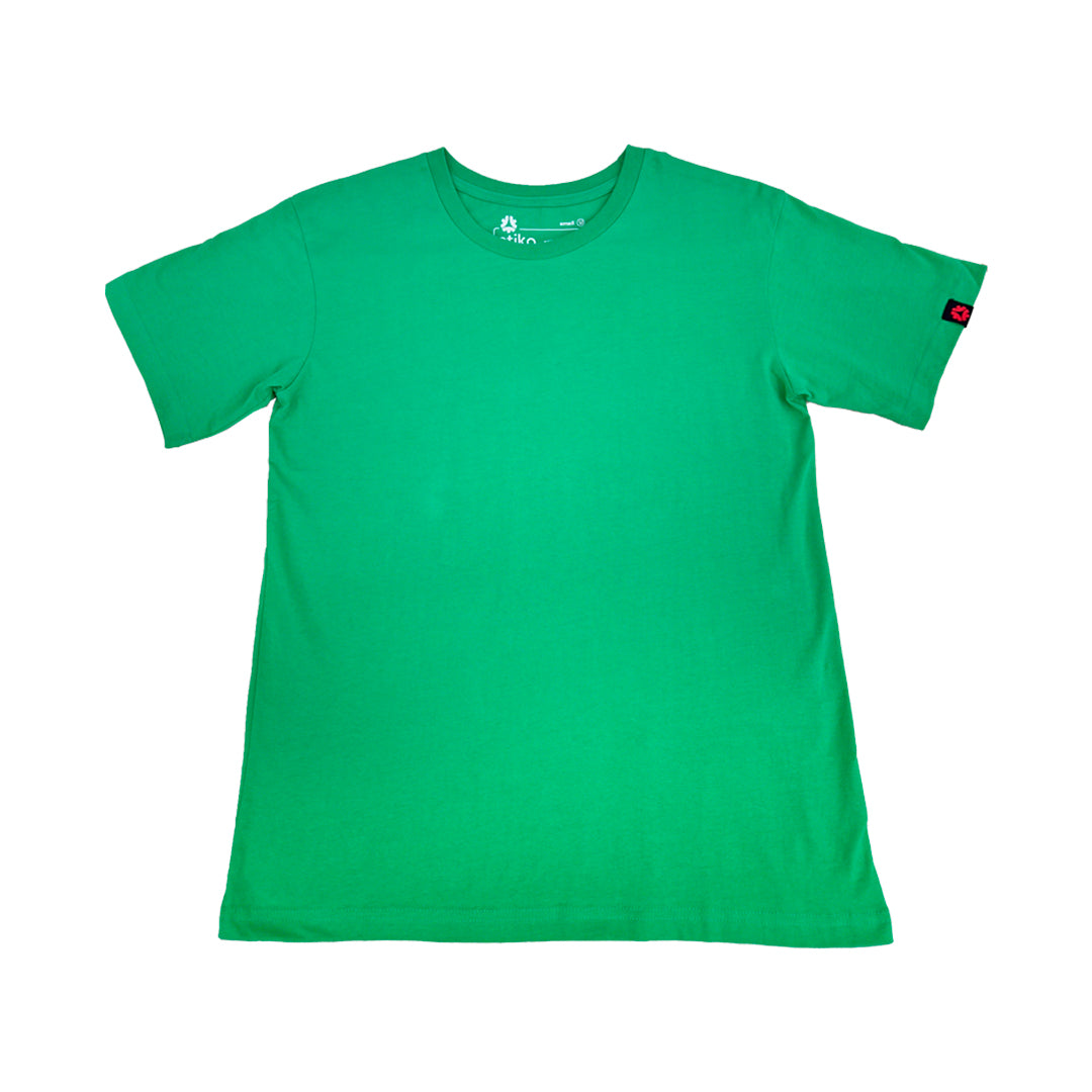 Etiko Fairtrade Certified Ethical 100% Organic Cotton T-shirt, Unisex, Green