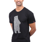 Bear Printed T-Shirt, Unisex Black