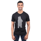 Bear Printed T-Shirt, Unisex Black