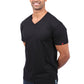 V-Neck T-shirt, Unisex Black