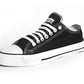 Low Cut Sneakers, Black & White