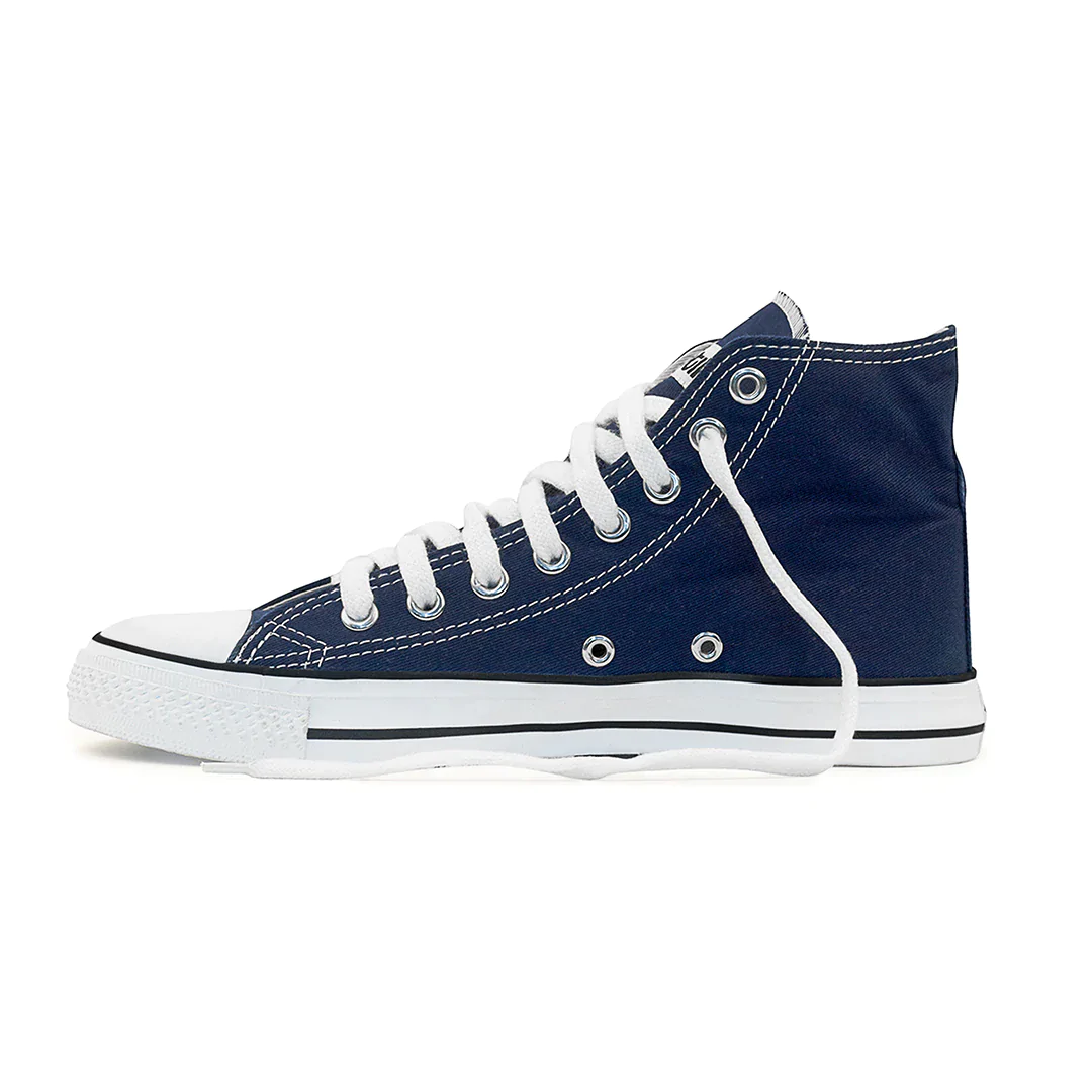 High Top Sneakers, Blue & White, CLEARANCE STOCK