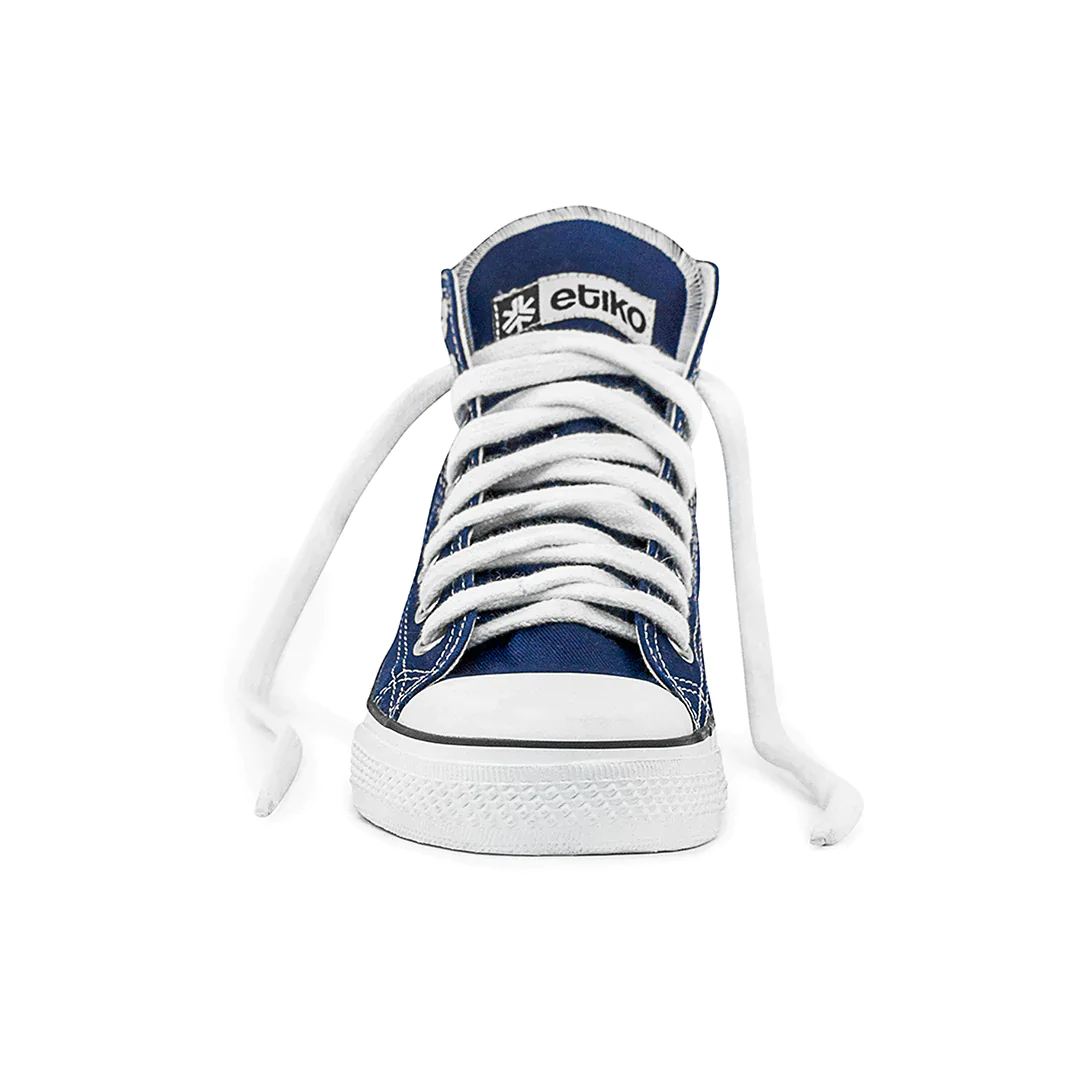 High Top Sneakers, Blue & White, CLEARANCE STOCK