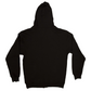 Zipped Hoodie, Unisex Black