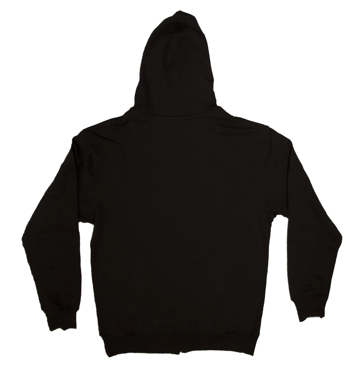 Zipped Hoodie, Unisex Black