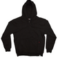 Zipped Hoodie, Unisex Black