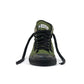 Etiko Fairtrade Certified High Top Style Olive and Black Kids Sneakers, Eco-Friendly