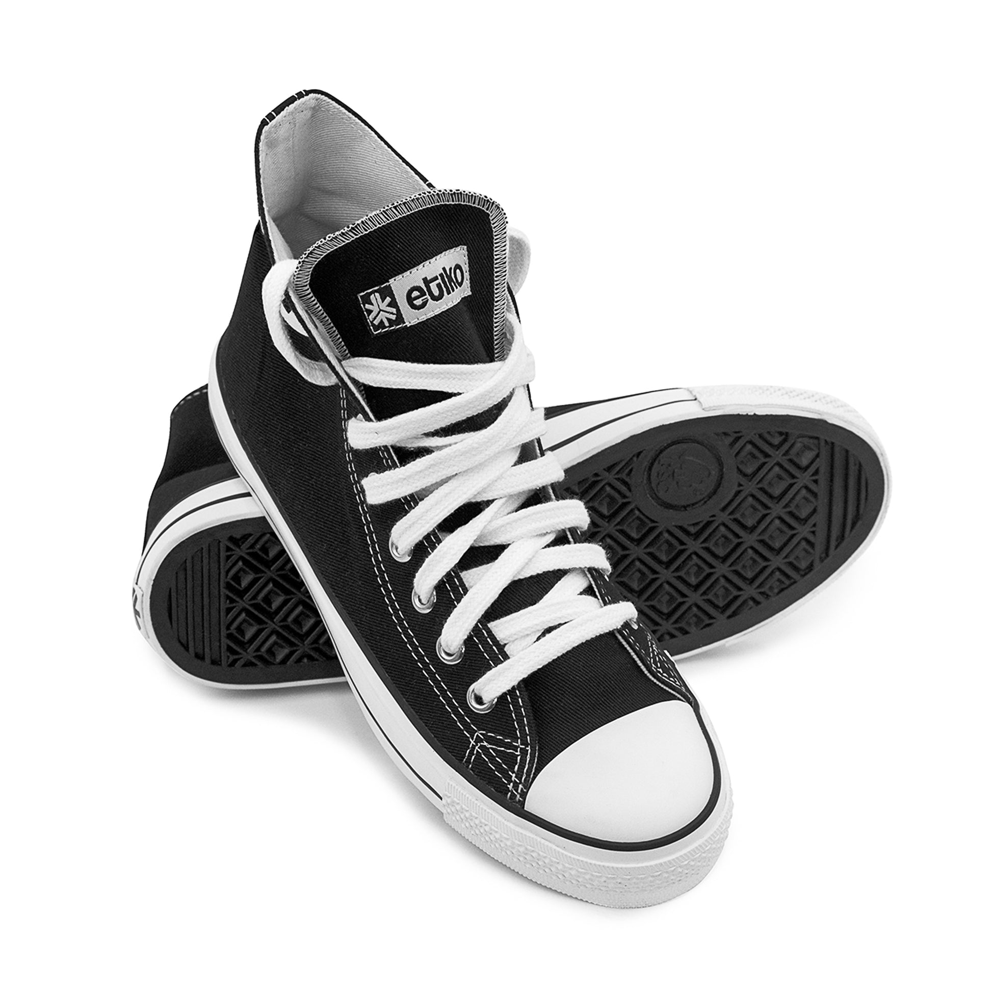 Black & White High Top Sneakers