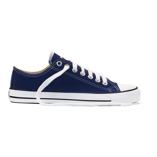 Etiko Vegan Low Cut Blue and White Sneakers Organic and Fairtrade Certified Ethical Sneakers