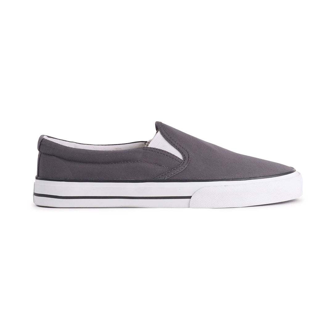 Slip On Grey & White