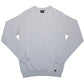 Etiko grey organic cotton crew neck top with long sleeves, ethically made, certified organic