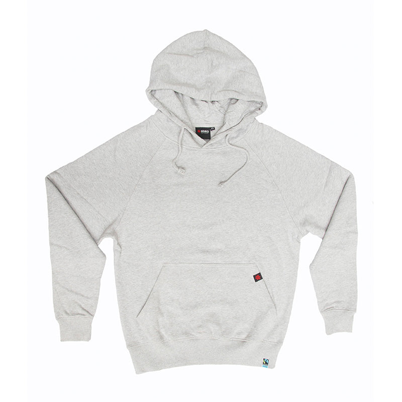 Certified Fairtrade Organic Grey Hoodie Unisex