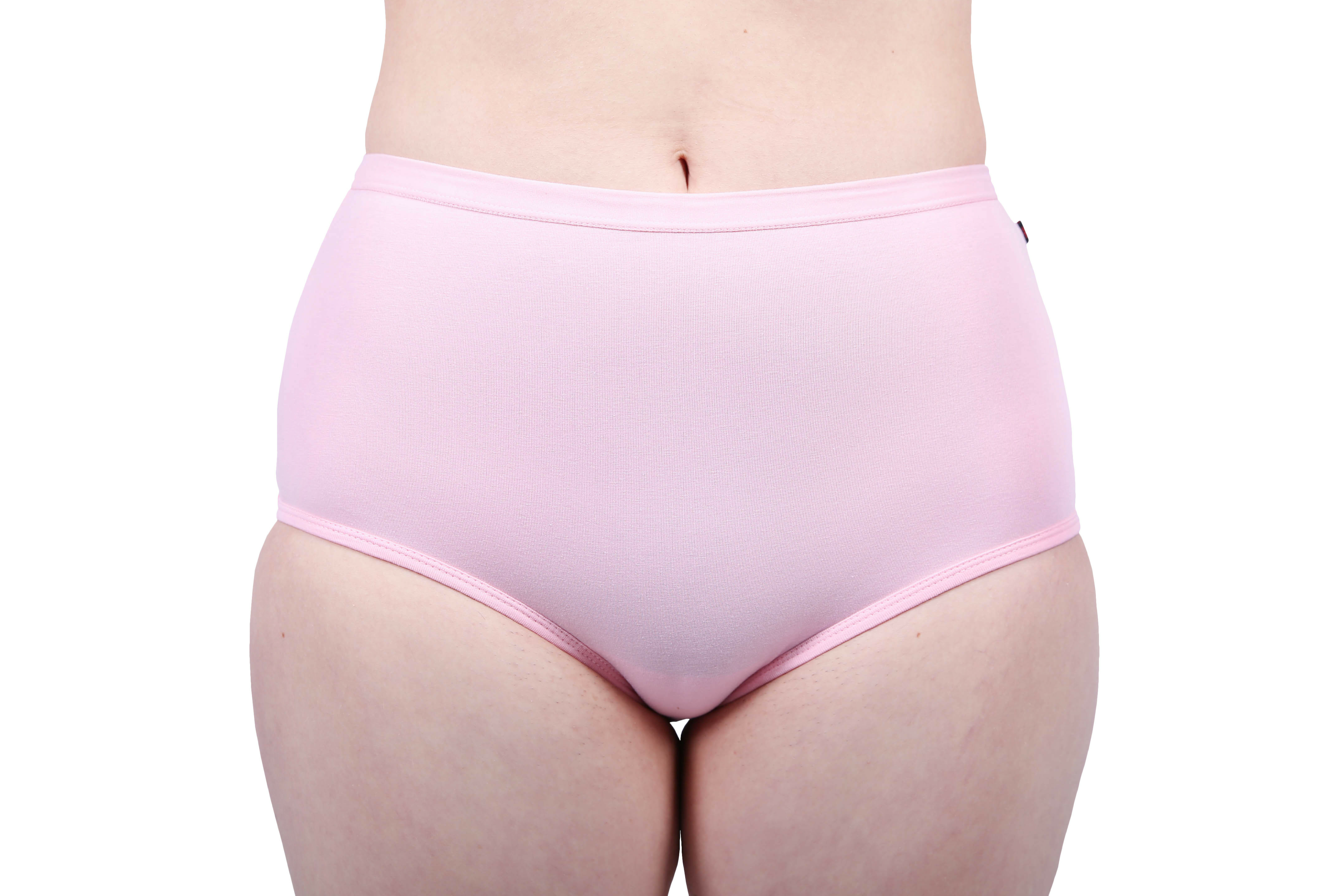 Full Brief Pink Organic Cotton Women's Underwear