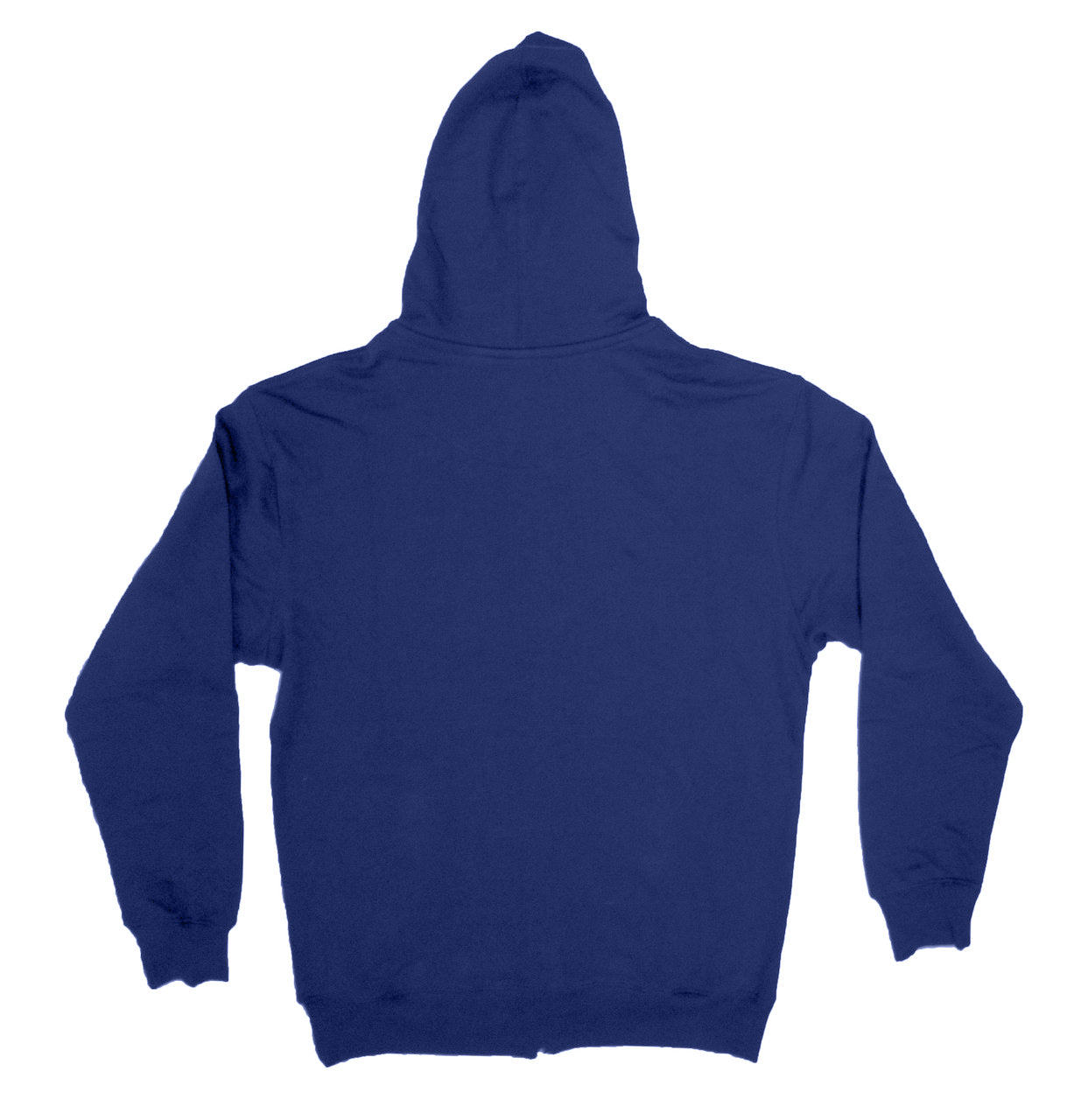 Organic and Fairtrade Unisex Navy Zipped Hoodie