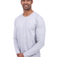 Etiko Fairtrade Certified Organic Cotton Grey Marle Long Sleeve Unisex T-Shirt, Eco-Friendly