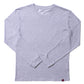 Etiko Fairtrade Certified Organic Cotton Grey Marle Long Sleeve Unisex T-Shirt, Eco-Friendly