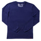 Etiko Fairtrade Certified Organic Cotton  Navy Long Sleeve Unisex T-Shirt, Eco-Friendly
