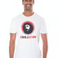 Etiko Fairtrade Certified Organic Cotton Love Revolution Printed White Unisex T-Shirt
