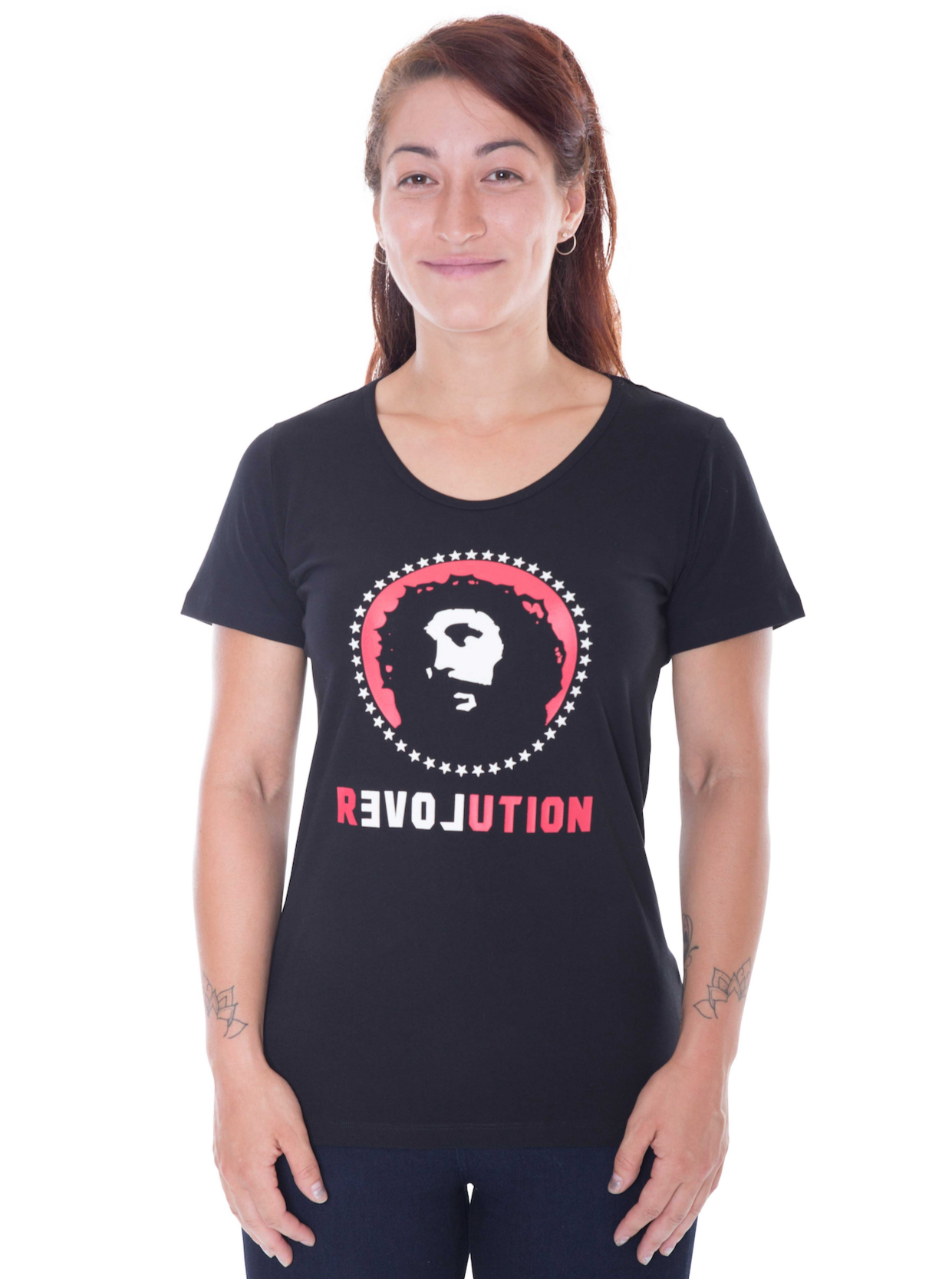 Women's Love Revolution Black T-Shirt