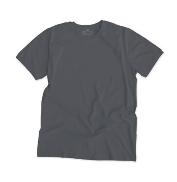 Etiko Fairtrade Certified Organic Cotton Charcoal Unisex T-Shirt, Ethically-made, Eco-Friendly