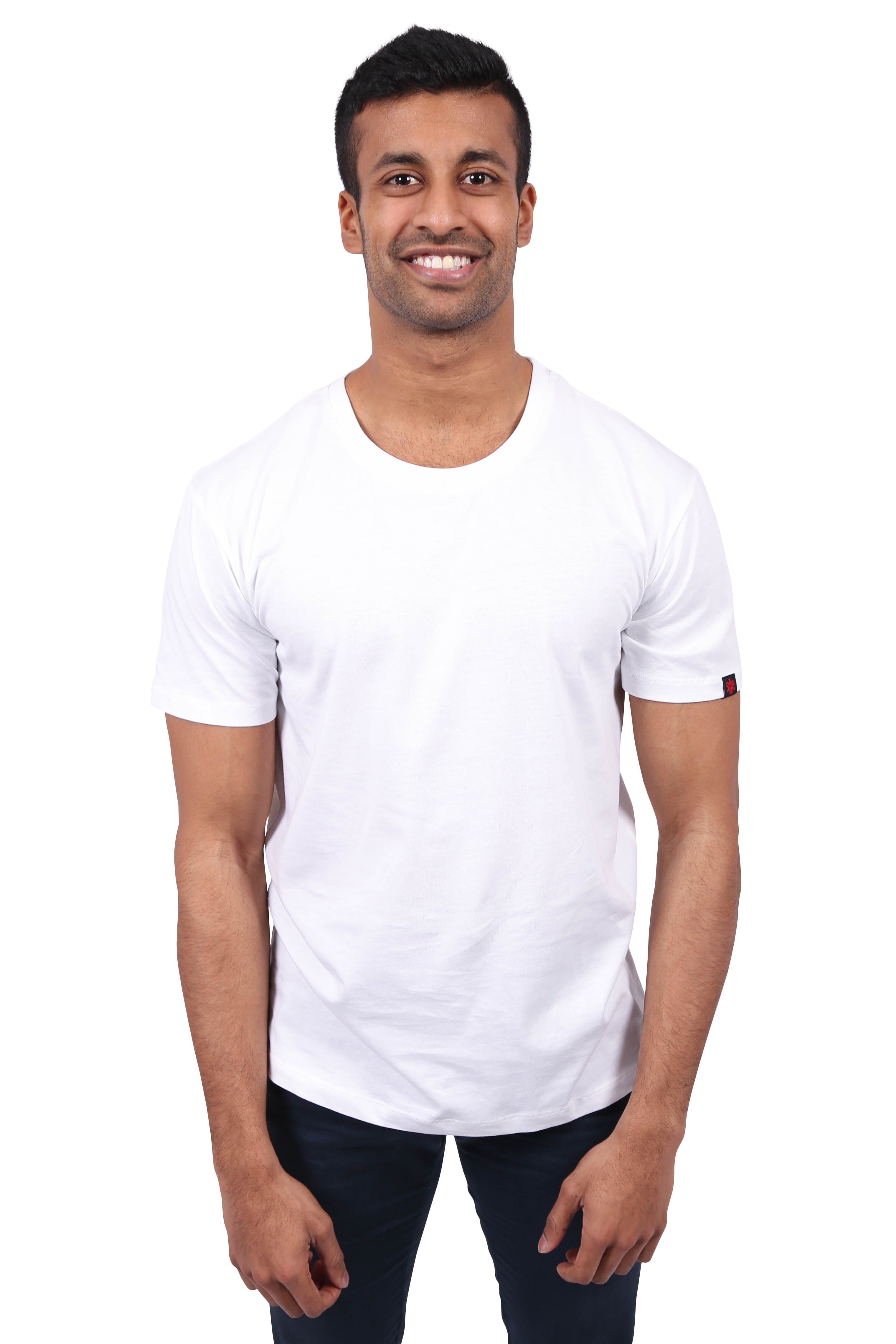 Men's White Organic Cotton Blank Shirt