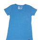 Etiko Fairtrade Certified Organic Cotton Blue Marle Womens Round Neck T-Shirt, Eco-Friendly