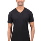 Etiko Fairtrade Certified Organic Cotton Black Unisex V-Neck T-Shirt, Ethically-made, Eco-Friendly